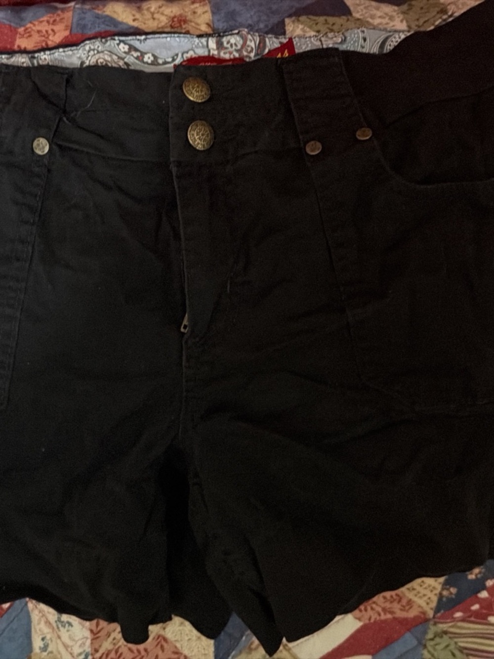 Black Women's Jean Shorts
